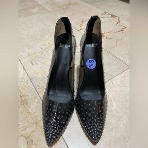 Bisou bisou rhinestone heels